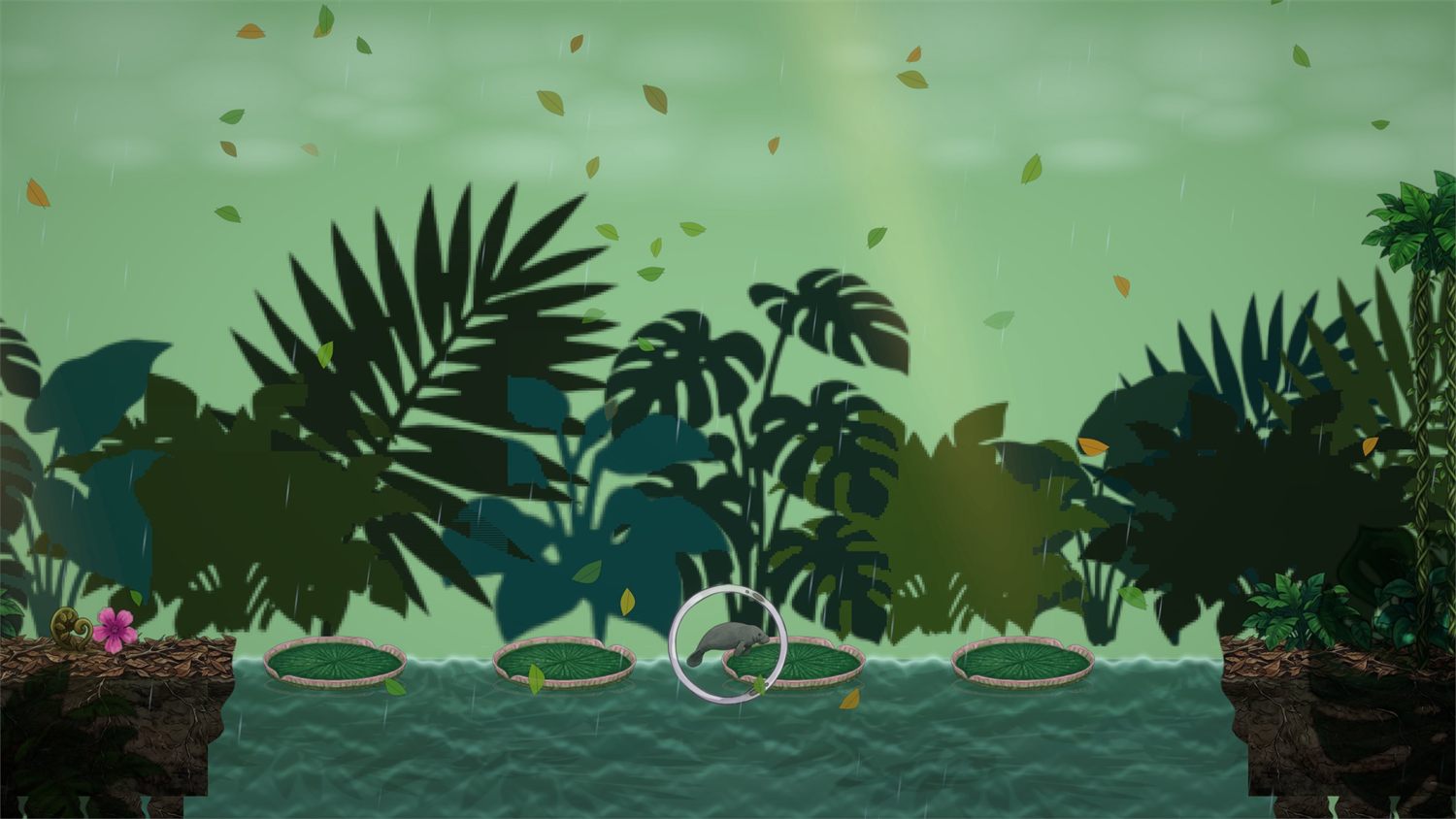 Fase da Amazônia: rio, vitórias-régias e travessia pela copa